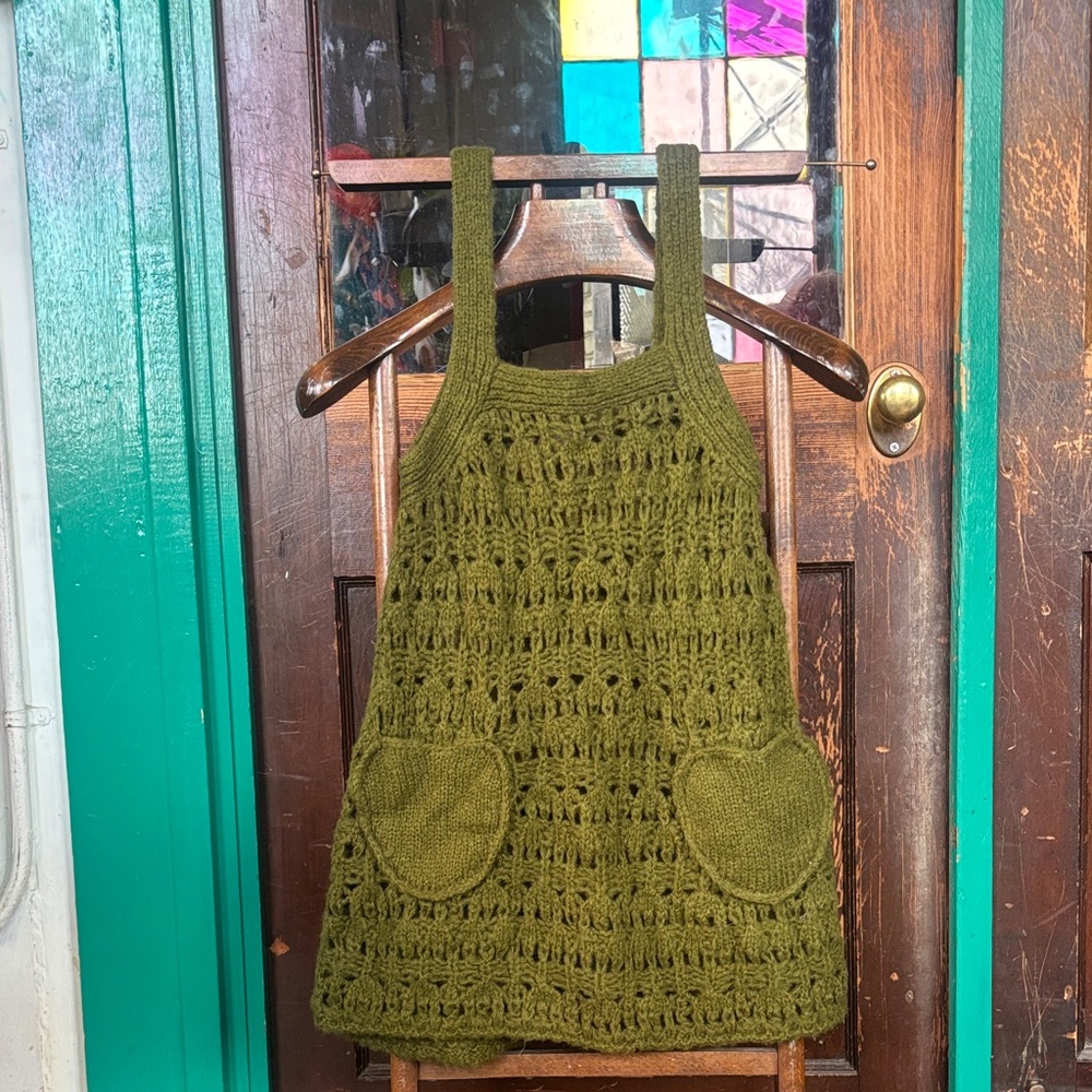 Lux Olive Green Knit Fabric